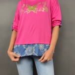 HOSH Top Sirin Velikost: UNI, Barva: Fuchsia