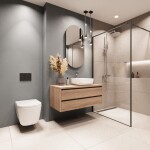 INVENA - Sprchový sloup s baterií, Alonia Trend, chrom AU-70-D01-V