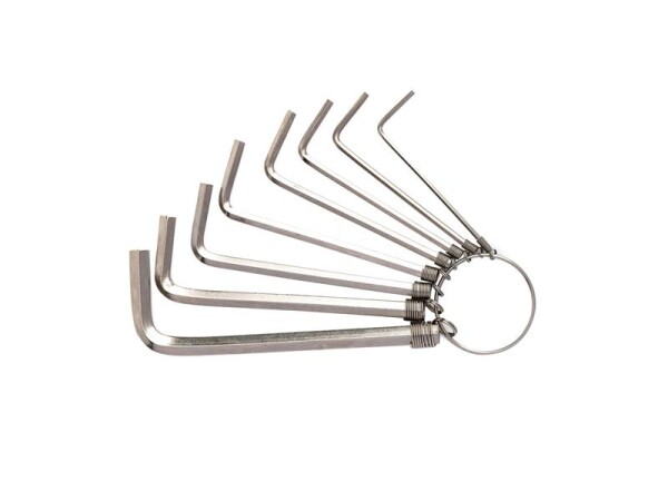 Deli Tools EDL3080 Sada inbusových klíčů / velikosti 1.5 2 2.5 3 3.5 4 5 6 mm (EDL3080)