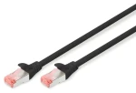 Digitus CAT 6 S/FTP černá / Patch kabel / 0,5 m / RJ-45 / LSZH (DK-1644-005/BL)