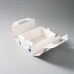 Výslužková krabice s rukojetí Blue 26x18x9,5cm