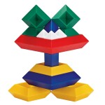 Kebo Toys Wedge it skládací pyramida základní barvy 15 dílků