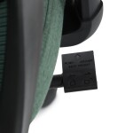 Židle kancelářská, zelená MESH síťovina, zelená látka, plastový kříž, synchronní mechanismus, kolečka pro tvrdé povrchy