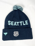 Outerstuff Dětská zimní čepice Seattle Kraken NHL Cufed Knit With Pom