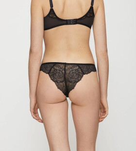 Dámské kalhotky Peony Florale Brazilian - BLACK - černé 0004 - TRIUMPH BLACK 36
