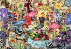 GRAFIKA Puzzle Zahradní koláž