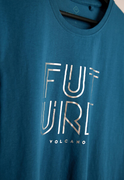 Volcano Tričko T-Future M02038-S23 Sea Blue