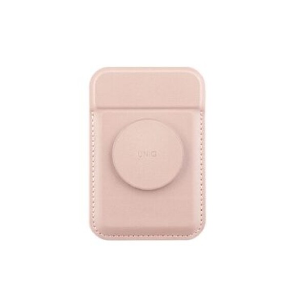 UNIQ FLIXA magnetická peněženka a stojánek s úchytem na mobilní telefon růžová (8886463687062)