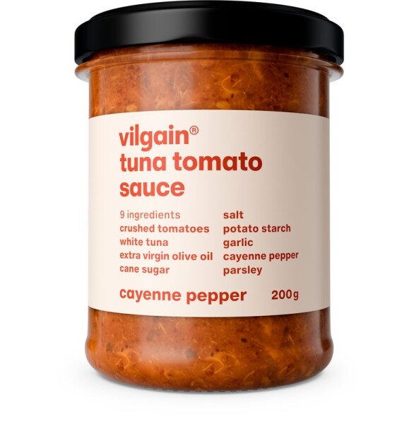 Vilgain Rajčatová omáčka s tuňákem – kajenský pepř 200 g