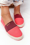 Espadrilles On Braided Sole Big Star Red Velikost: