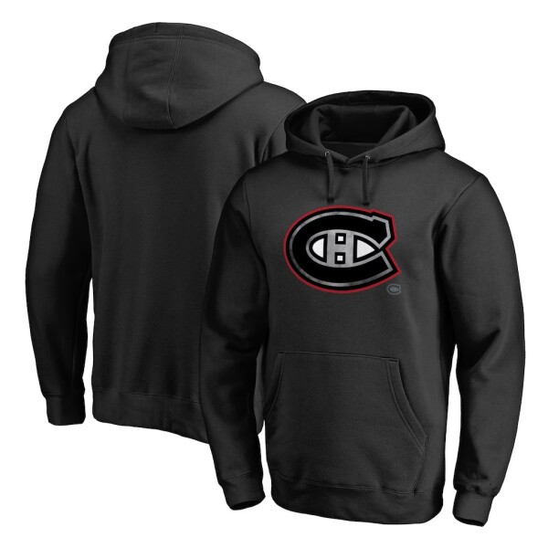 Fanatics Pánská mikina Montreal Canadiens NHL Core Smoke Pullover Hoodie - Black Velikost: XXXL
