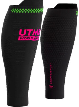 Kompresní lýtkové návleky Compressport R2 3.0 - UTMB 2026 - Black Velikost: 34-38 cm obvod lýtka