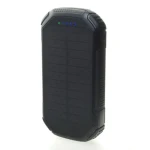 Sunen PowerNeed 20000mAh 1W černá / Powerbanka / solární panel / USB-PD / svítilna / karabina (S20000C)