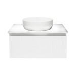 Koupelnová skříňka s krycí deskou SAT Evolution 78x30x44,8 cm bílá mat SATEVO80WMD SATEVO80WMD