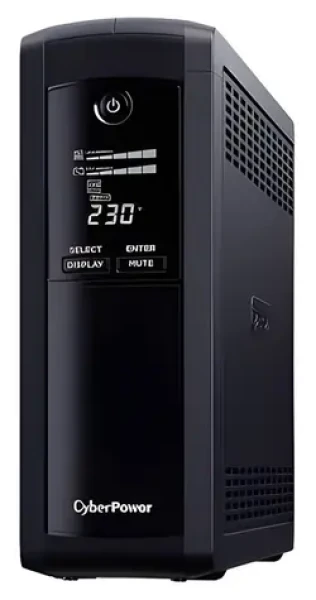 CyberPower Value Pro GreenPower černá / UPS / 1200 VA / 720 W / Line-interactive / 8x IEC C13 / LCD (VP1200EILCD)