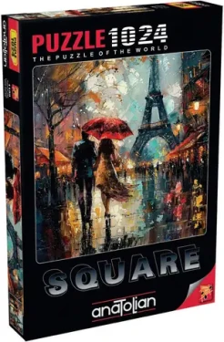 ANATOLIAN Čtvercové puzzle Láska v Paříži