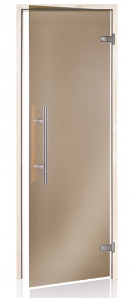 Dveře do sauny "A" Light Premium 7x20 Bronze 690x1990 mm Olše CA720BRALLPL