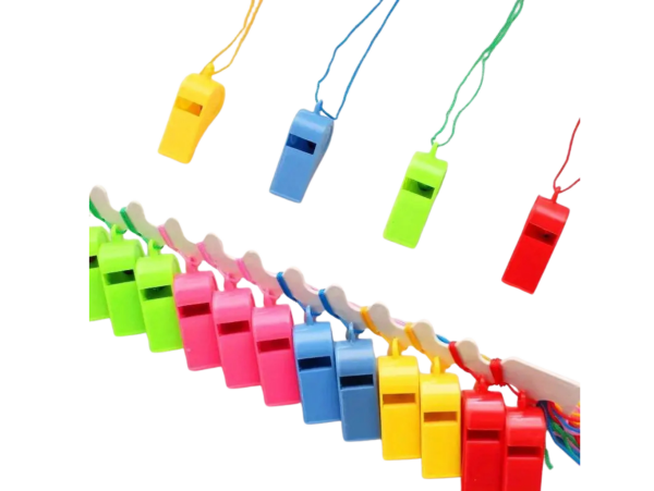 Dovoz Píšťalka plast na šňůrce