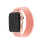 FIXED Nylon Strap na Apple Watch 42/44/45mm L růžový FIXENST-434-L-PI