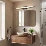 Nástěnné svítidlo LED 60CM APP1855-1W BLACK OSW-66361