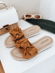 Dámské žabky ZY0996 camel - FashionStreet 39