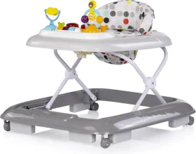 CHIPOLINO Chodítko interaktivní Baby Steps Grey (PRBS02503GY)