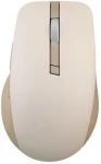 ASUS MD200 Silent Plus béžová / bezdrátová optická myš / kancelářská / optická/ pro praváky / 4200 DPI / USB+BT (90XB0790-BMU0A0)