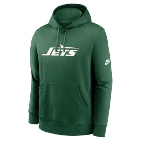 Nike Pánská mikina New York Jets NFL Throwback Club Hoodie Velikost: M