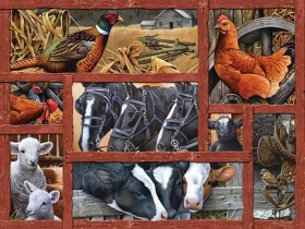 COBBLE HILL Puzzle Přátelé na farmě XL
