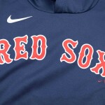 Nike Pánská mikina Boston Red Sox MLB Wordmark Therma Dri-FIT Hoodie Velikost: S