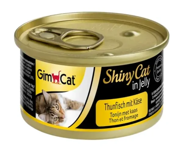 Gimborn konzerva SHINY CAT tuňák+sýr 70g (4002064414300)