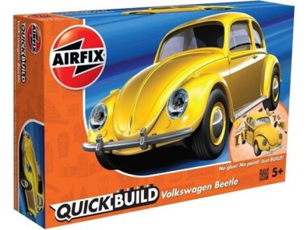 AIRFIX Quick Build auto J6023 VW Beetle žlutá