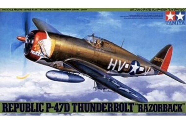 Tamiya 61086 Republic P 47D Thunderbolt Razorback 1:48