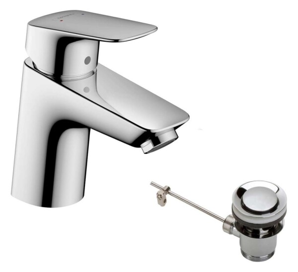 HANSGROHE - Logis Umyvadlová baterie s výpustí, chrom 71170000