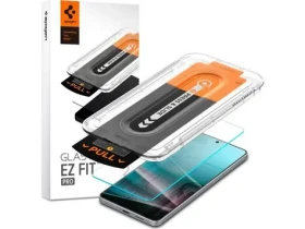 Spigen Glass tR EZ Fit HD tvrzené sklo pro Samsung Galaxy S25 Edge 1ks transparentní (AGL09411)