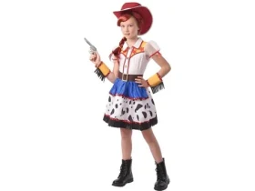 MaDe 09405 - Šaty na karneval - kovbojská dívka, 110 - 120 cm