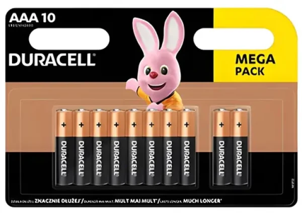 Duracell Basic AAA / Baterie / alkalická / 1,5 V / 10 ks (42328)