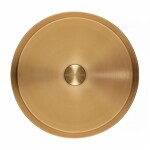 Umyvadlo na desku zlaté SAT Aurum 38x38 cm bez přepadu SATAUR3838BG SATAUR3838BG