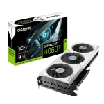 GIGABYTE GeForce RTX 4060 Ti EAGLE OC ICE 8GB / 1830-2505 MHz / 8GB D6 / 128-bit / 2x HDMI 2x DP / (8) 500W (GV-N406TEAGLEOC ICE-8GD)