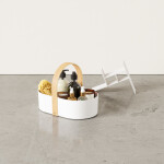 Přenosný organizér Umbra BELLWOOD - bílý/přírodní