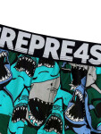 REPRE4SC MIKE HAPPY SHARKS modra pánské trenky