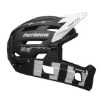 Cyklistická helma BELL Super Air R Spherical mat black/white fasthouse M (55-59 cm)
