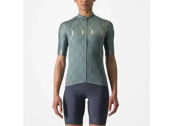 Castelli Dimensione dámský dres krátký rukáv Ocean Teal/Clay vel. L