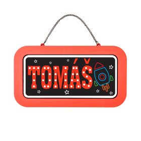 Neonová cedulka se jménem - Tomáš - Albi