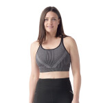 Dámská merino podprsenka SMARTWOOL Women's Intraknit Strappy Bra, Black Heather velikost: XS
