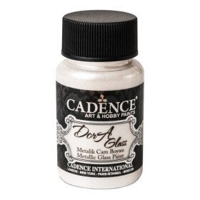 Metalická barva na sklo Cadence Dora Glass, 50 ml - pearl , perleťová