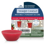Yankee Candle Vosk do aromalampy Yankee Candle 22 g - Holiday Cheer, červená barva, plast, vosk