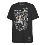 Mitchell & Ness Dětské tričko San Antonio Spurs NBA Victor Wembanyama Chalked Up T-Shirt Černá (YOUTH)