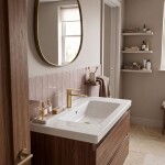 REA - Umyvadlová baterie Veneta Brush Gold Nízka REA-B3010