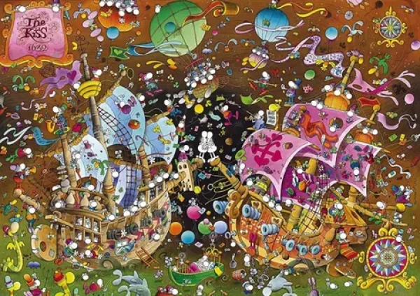 Clementoni PUZZLE Mordillo: Polibek